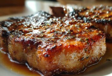 Apple Cider Glazed Pork Chops