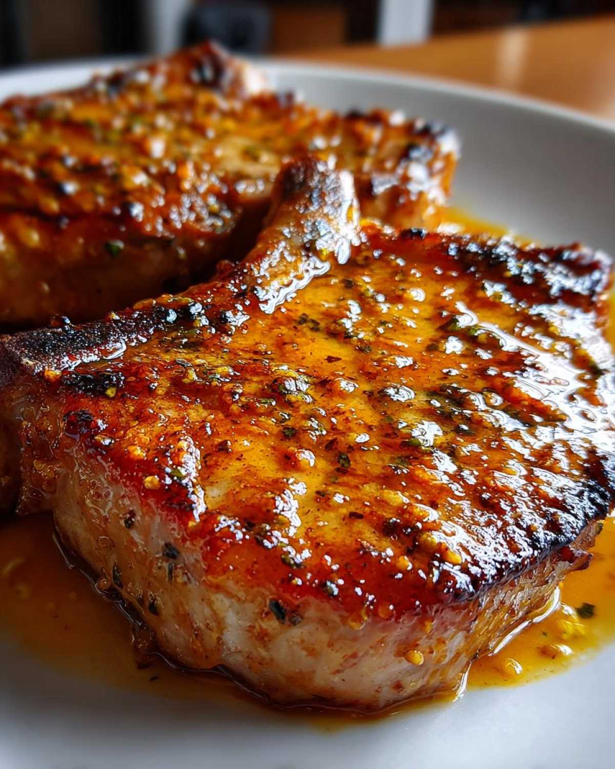 Apple Cider Glazed Pork Chops - detail 4