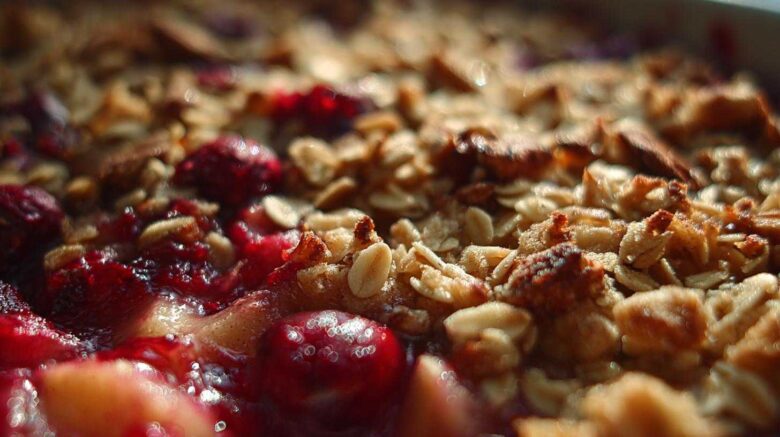 Apple Cranberry Crisp