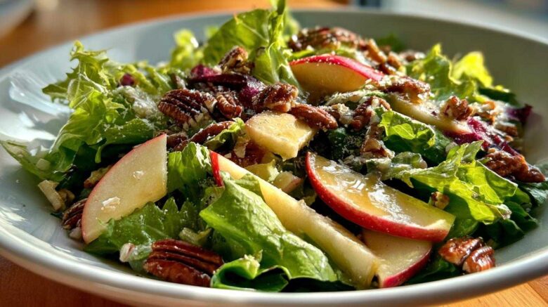 Apple Pecan Salad with Maple Dressing