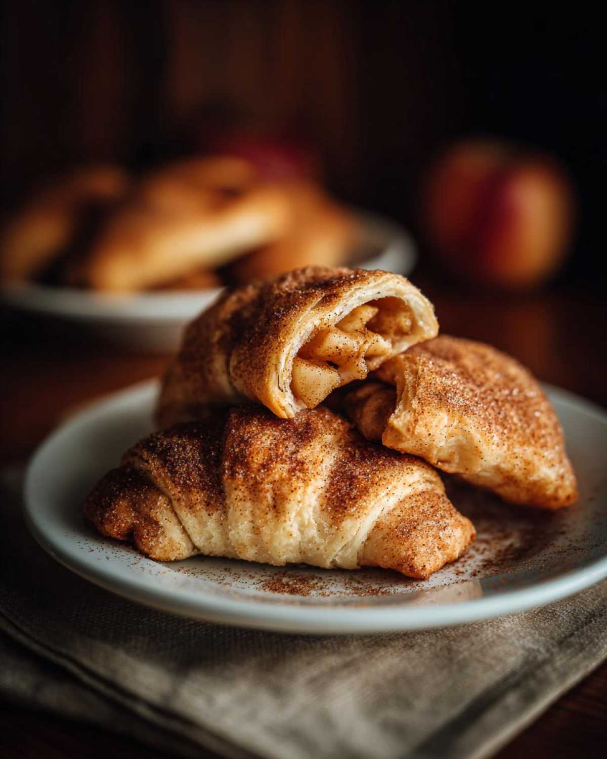 Apple Pie Crescent Rolls - detail 2