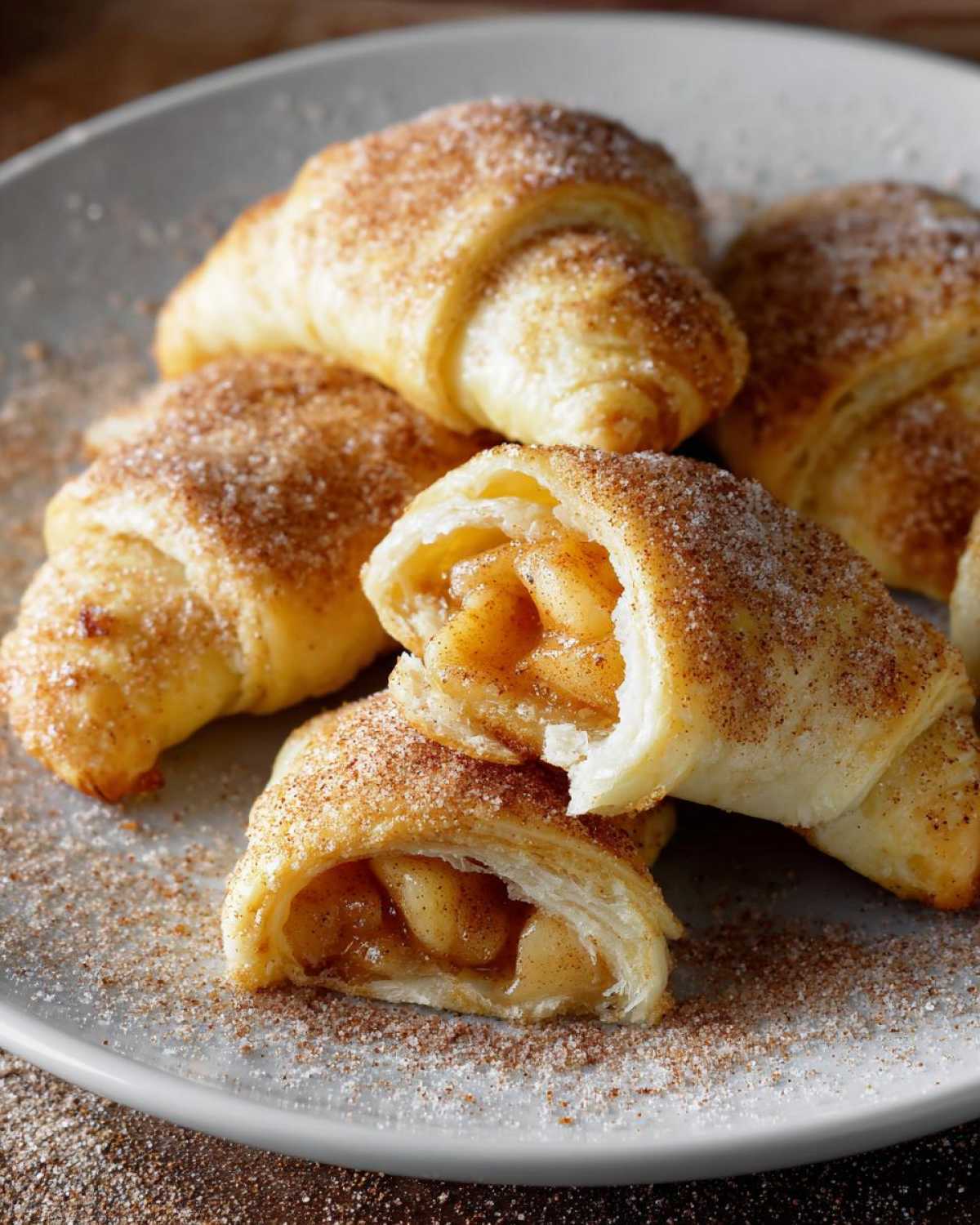 Apple Pie Crescent Rolls - detail 3