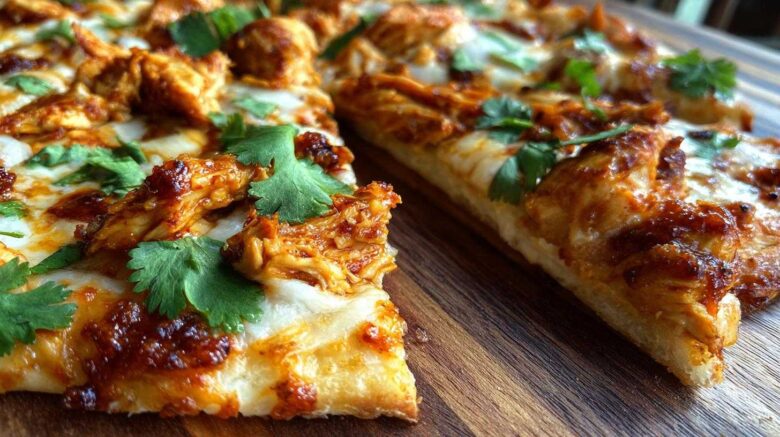 BBQ Chicken Flatbread Pizza