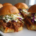BBQ Pulled Pork Sliders with Coleslaw