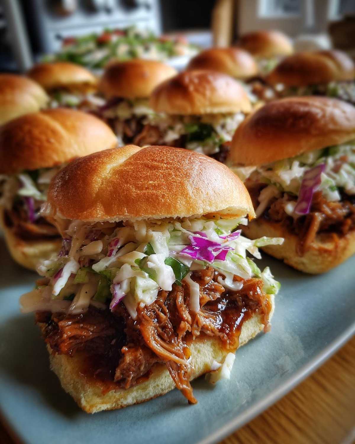 BBQ Pulled Pork Sliders with Coleslaw - detail 4