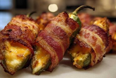 Bacon-Wrapped Jalapeño Poppers