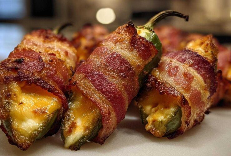 Bacon-Wrapped Jalapeño Poppers