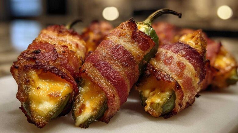 Bacon-Wrapped Jalapeño Poppers