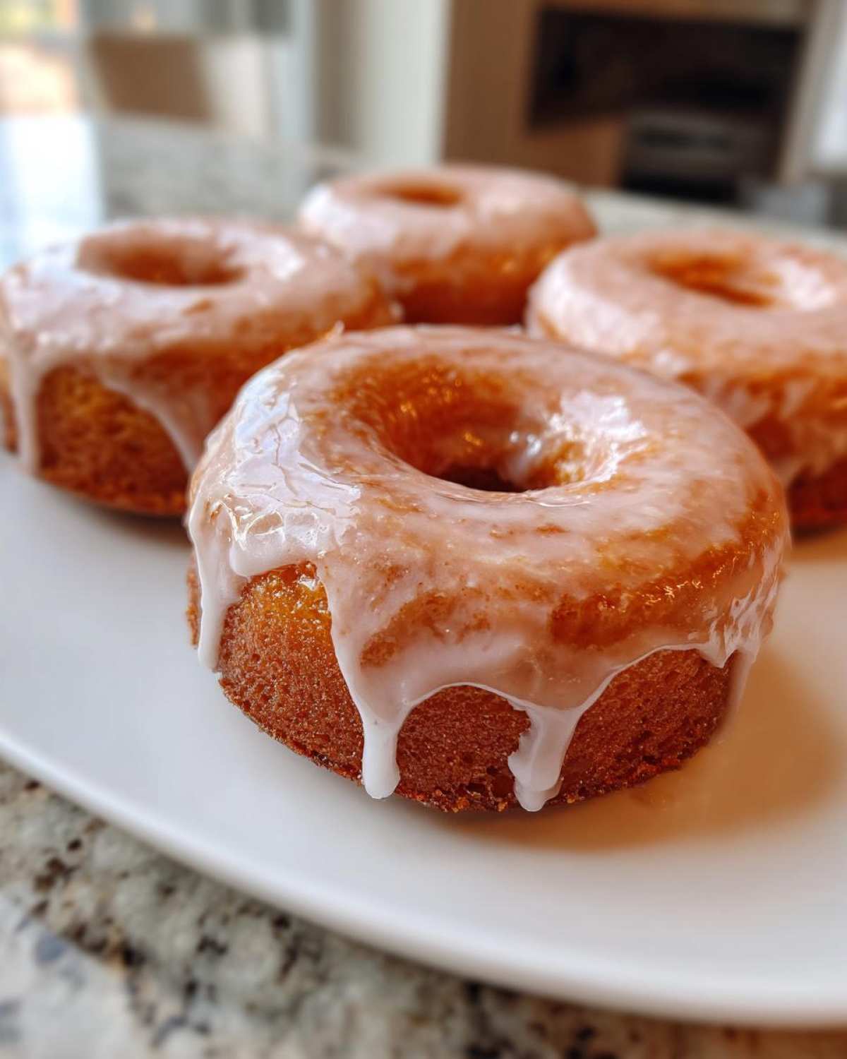 Baked Pumpkin Donuts with Glaze - detail 1