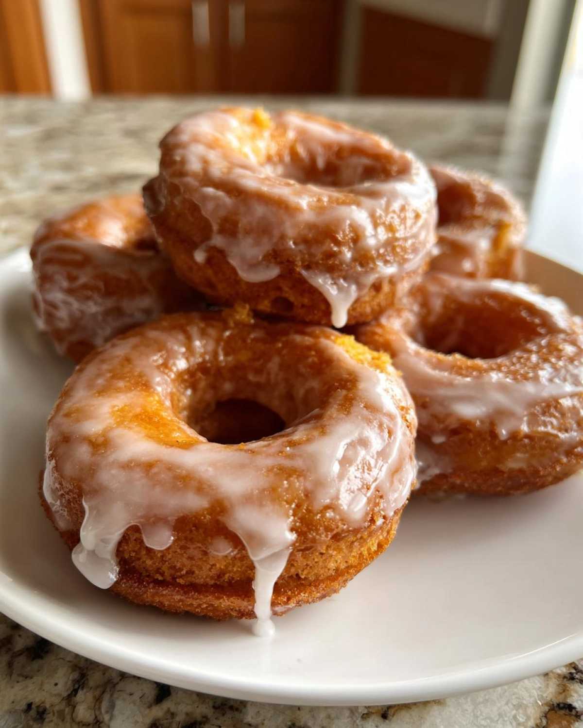 Baked Pumpkin Donuts with Glaze - detail 2