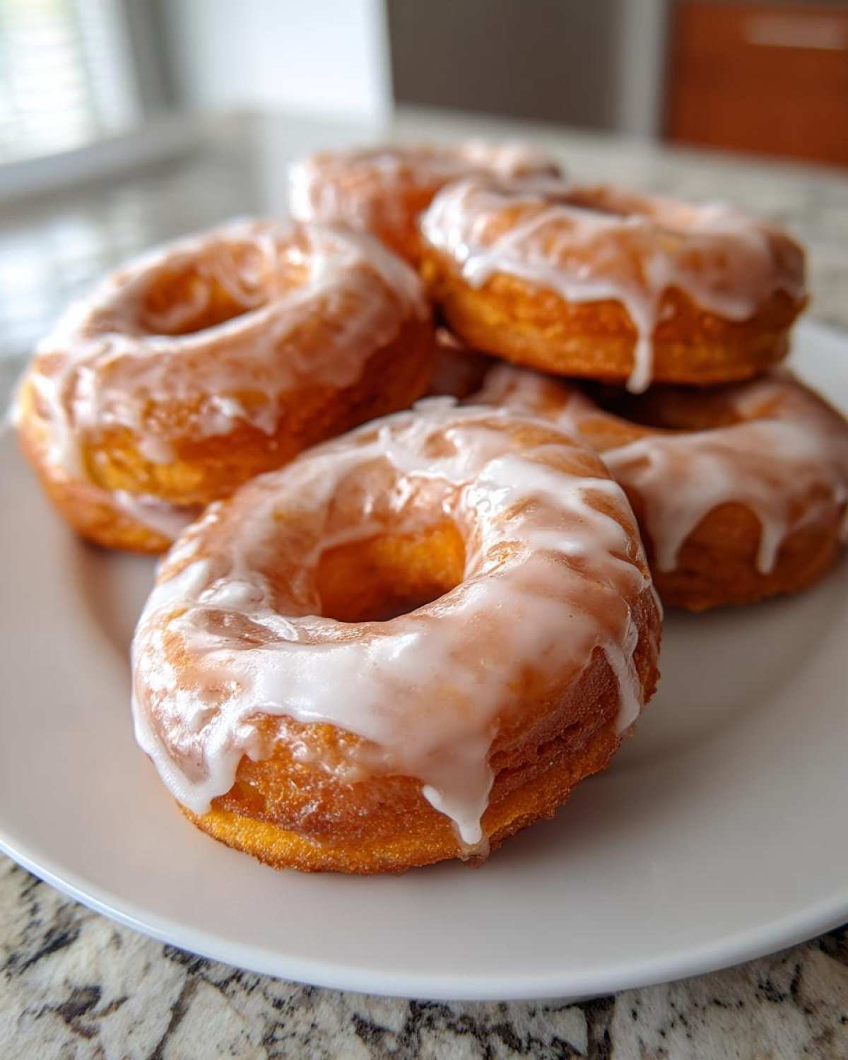 Baked Pumpkin Donuts with Glaze - detail 3
