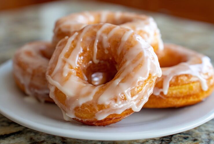 Baked Pumpkin Donuts with Glaze