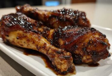 Balsamic Glazed Chicken Drumsticks