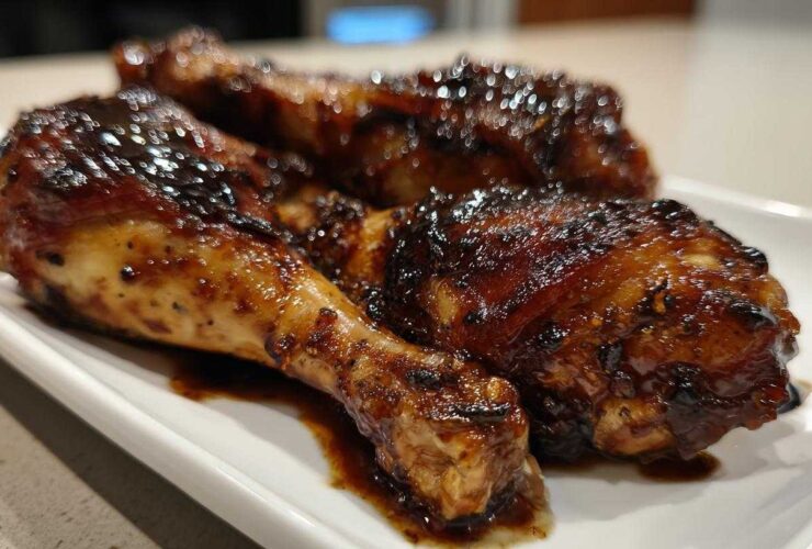 Balsamic Glazed Chicken Drumsticks