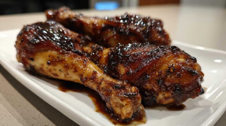 Balsamic Glazed Chicken Drumsticks