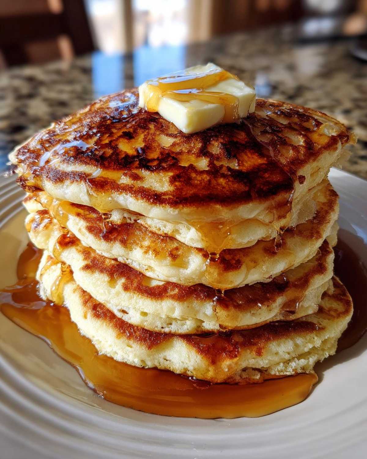 Buttermilk Pancakes (Fluffy Homemade) - detail 4