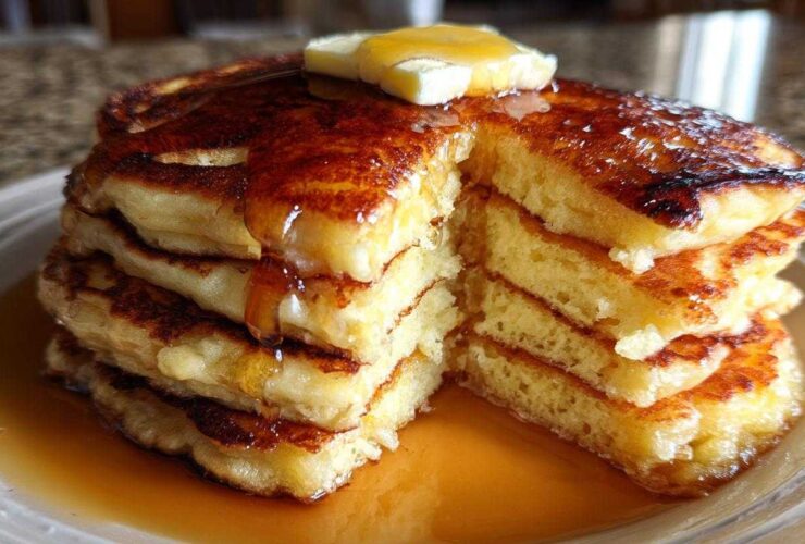 Buttermilk Pancakes (Fluffy Homemade)