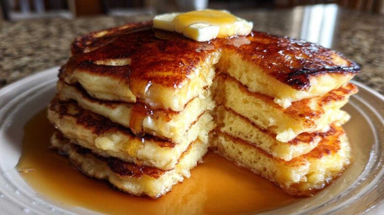 Buttermilk Pancakes (Fluffy Homemade)