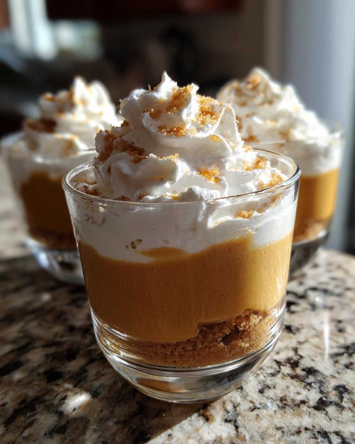 Butterscotch Pumpkin Pudding Cups - detail 1