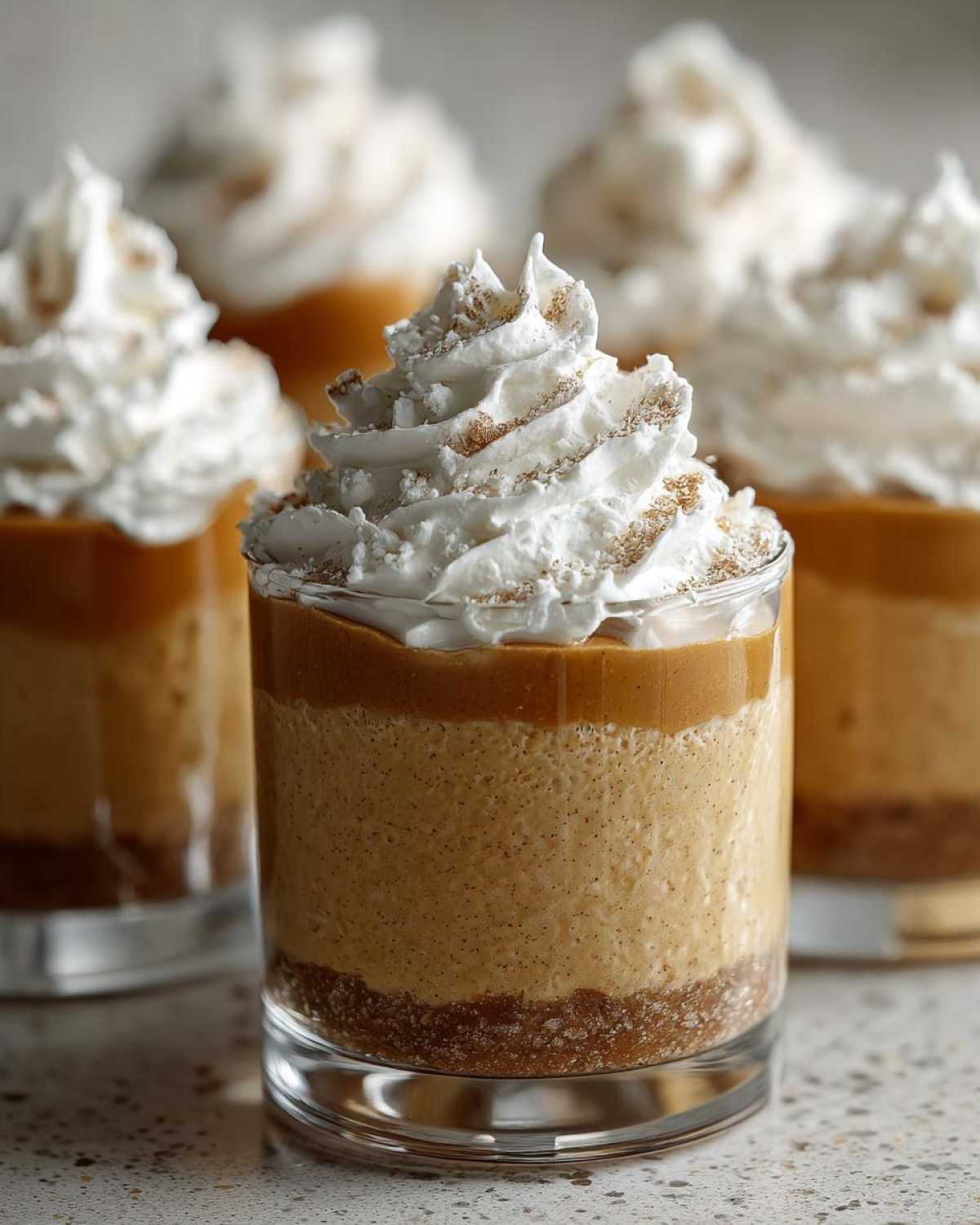 Butterscotch Pumpkin Pudding Cups - detail 2