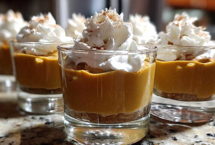Butterscotch Pumpkin Pudding Cups