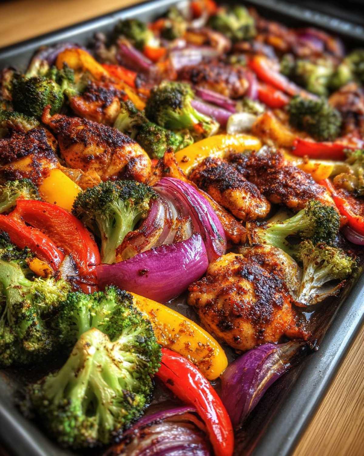 Cajun Chicken Sheet Pan Dinner - detail 2