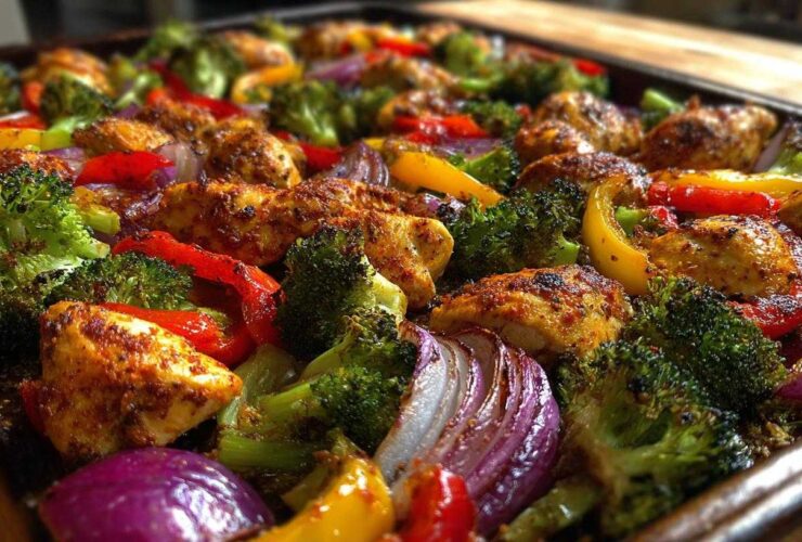 Cajun Chicken Sheet Pan Dinner