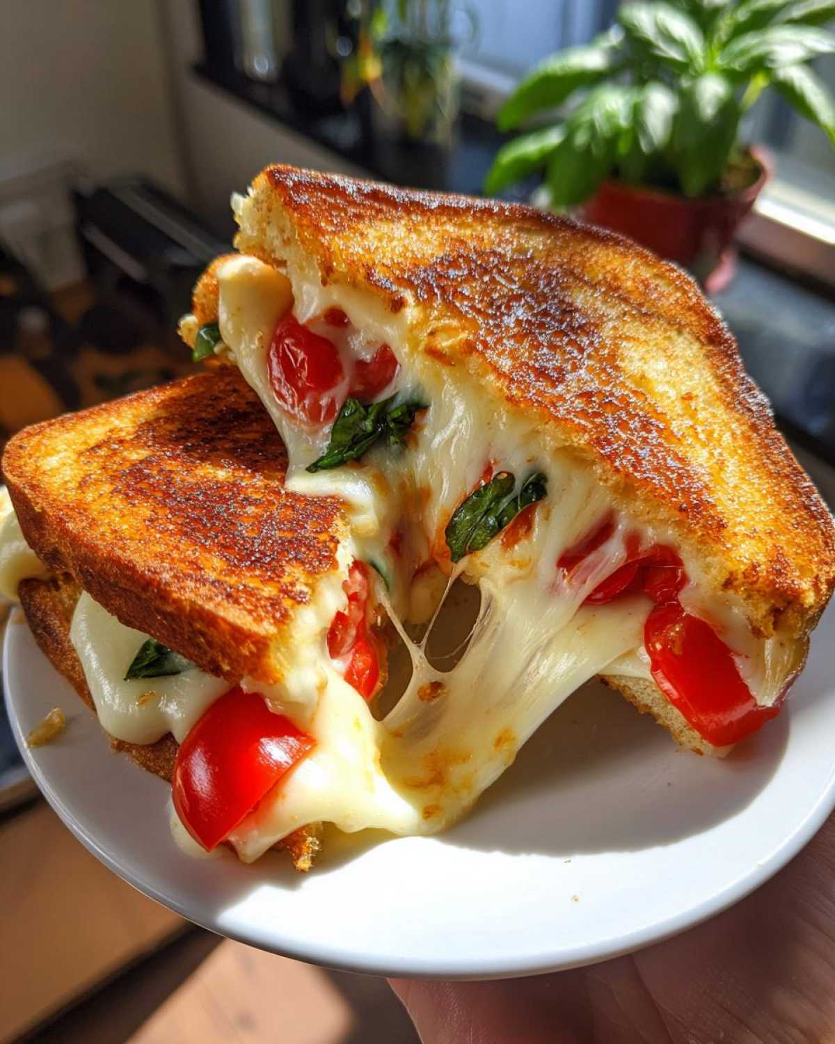 Caprese Grilled Cheese Sandwich - detail 4