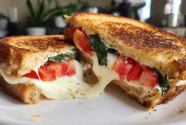 Caprese Grilled Cheese Sandwich