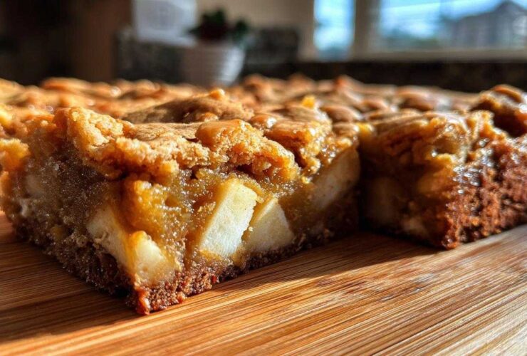 Caramel Apple Blondies