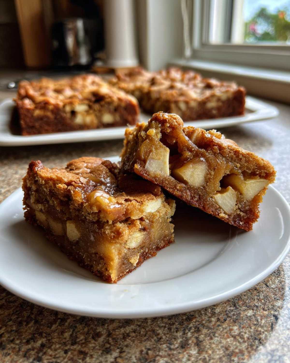 Caramel Apple Blondies - detail 2