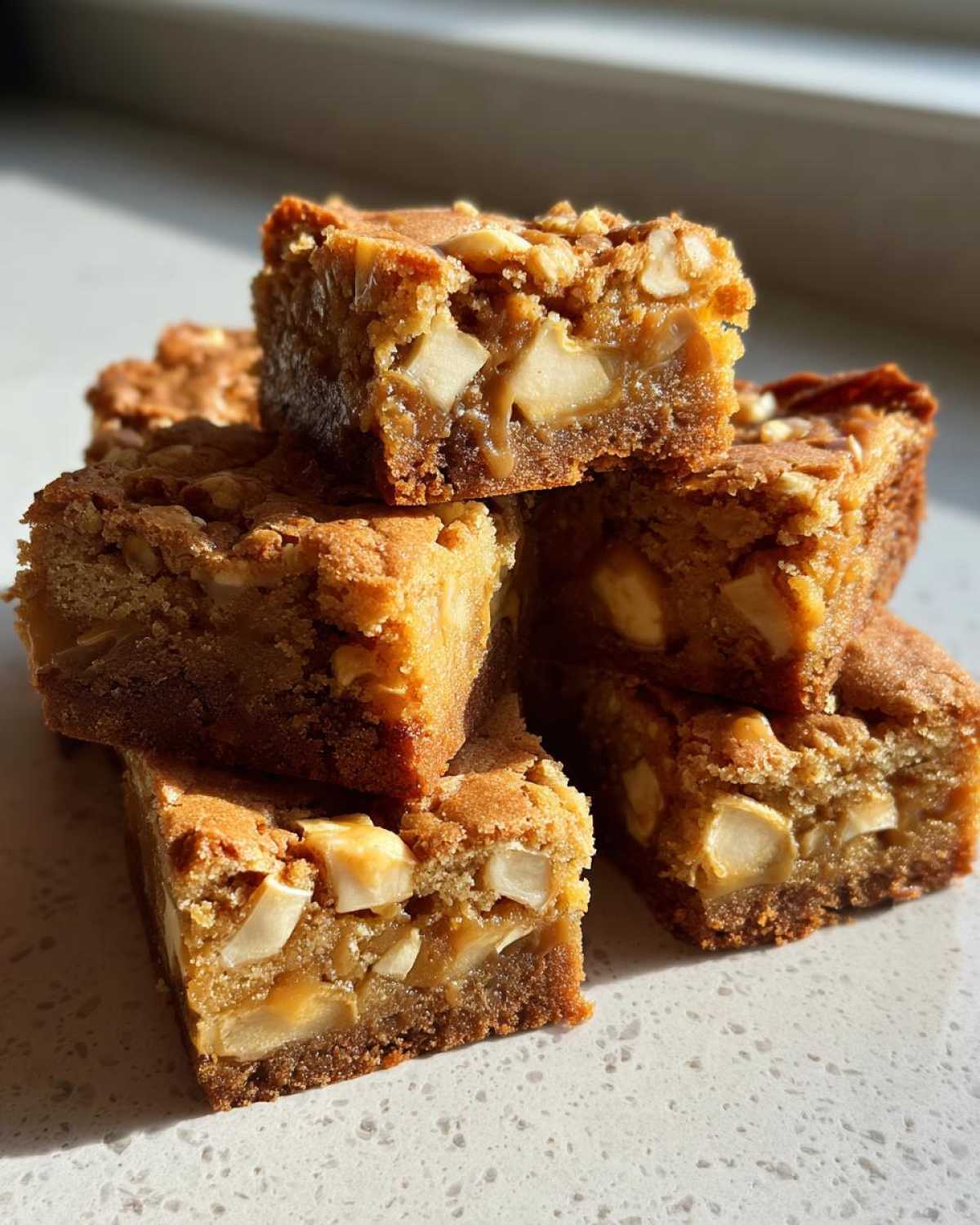 Caramel Apple Blondies - detail 3