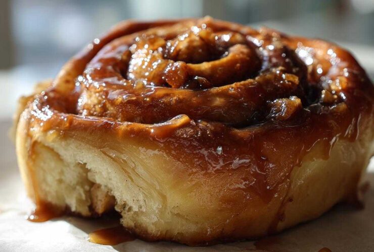 Caramel Apple Cinnamon Rolls