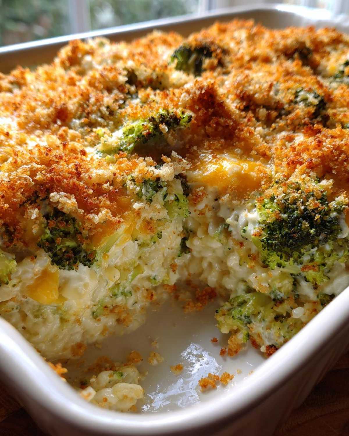 Cheesy Broccoli Rice Casserole - detail 2