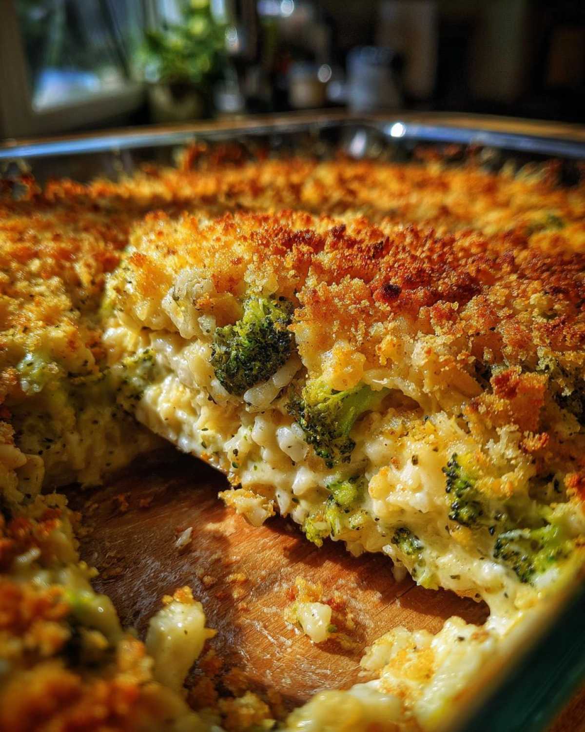 Cheesy Broccoli Rice Casserole - detail 3