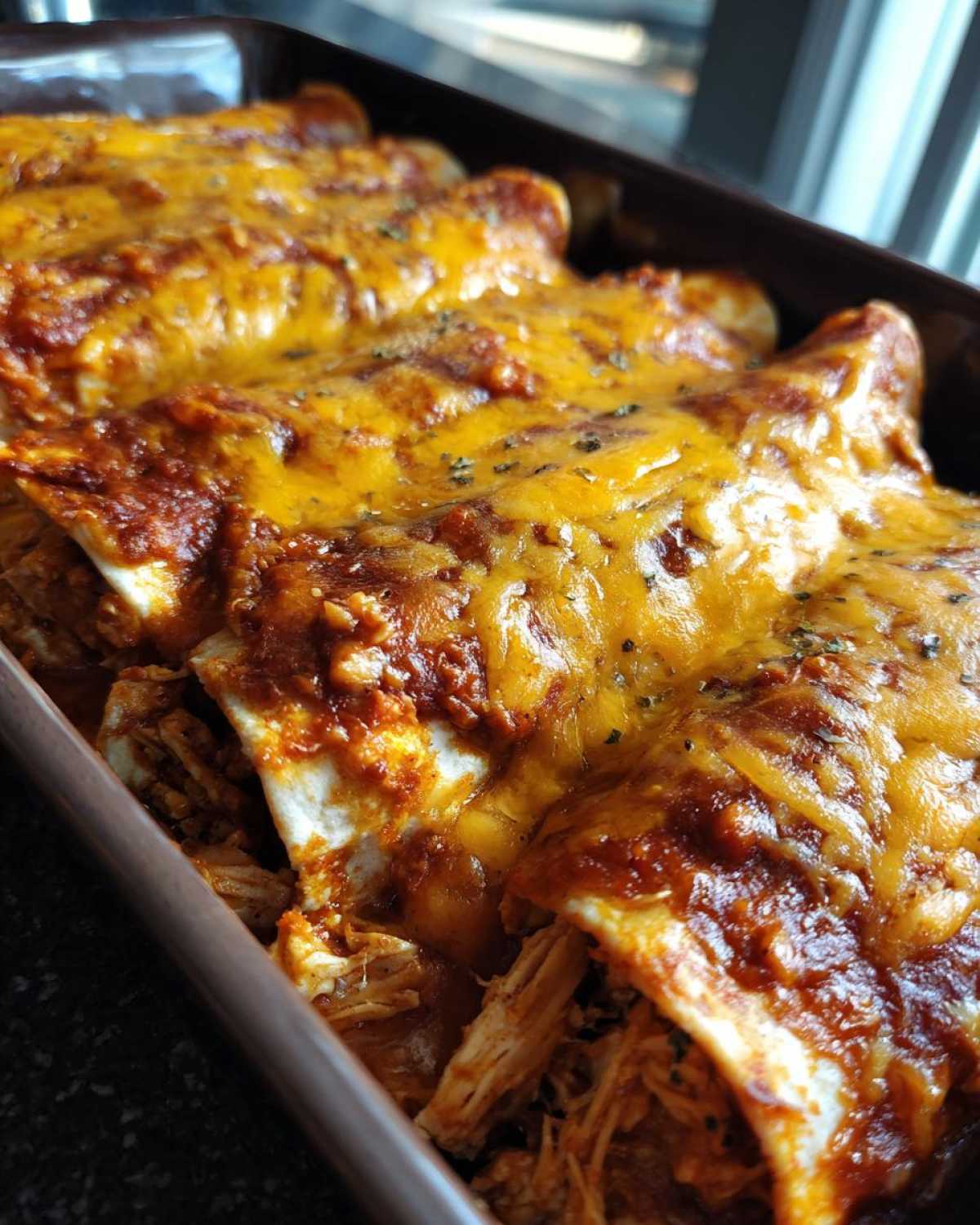 Cheesy Chicken Enchiladas - detail 1