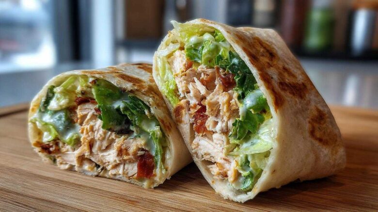 Chicken Caesar Wraps