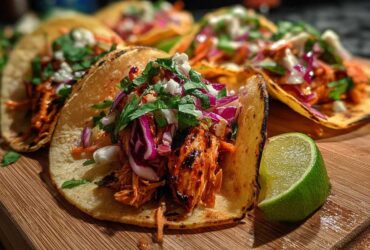 Chili Lime Grilled Chicken Tacos