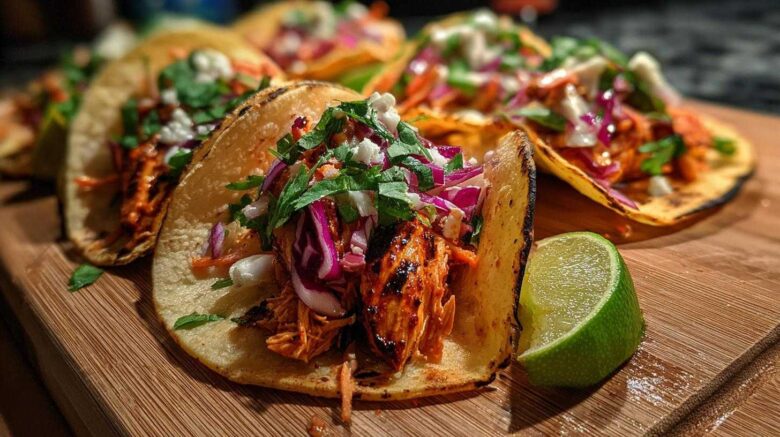 Chili Lime Grilled Chicken Tacos