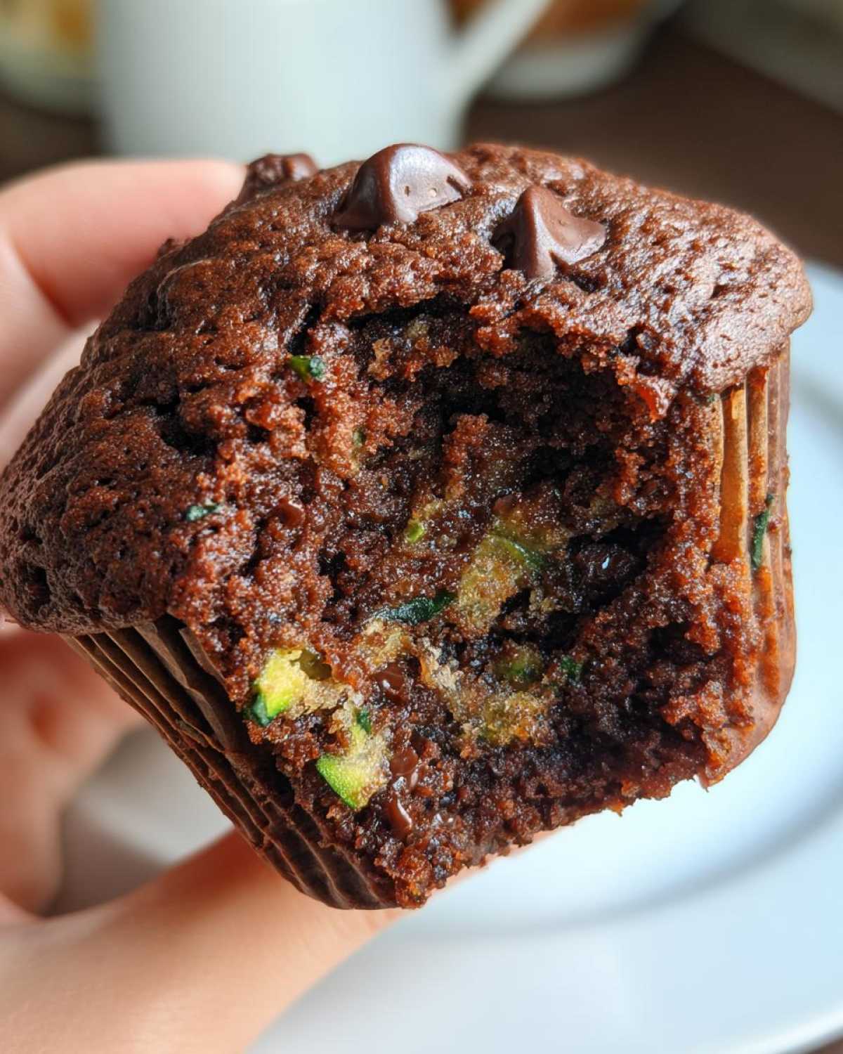 Chocolate Zucchini Muffins - detail 4