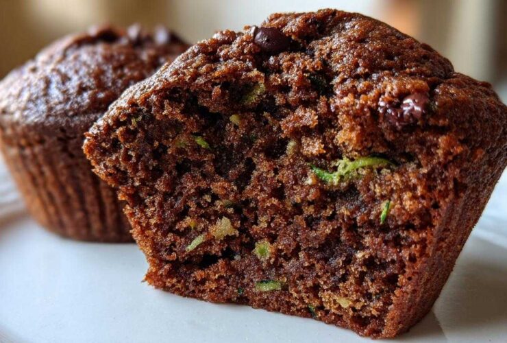 Chocolate Zucchini Muffins