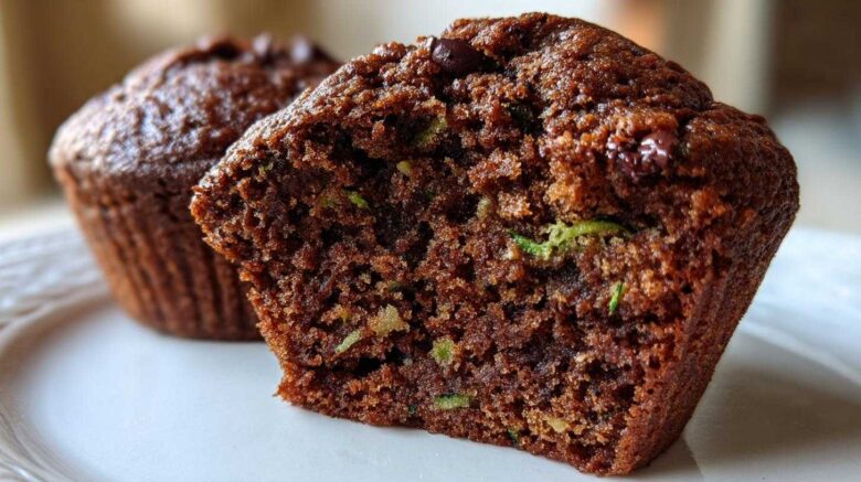 Chocolate Zucchini Muffins