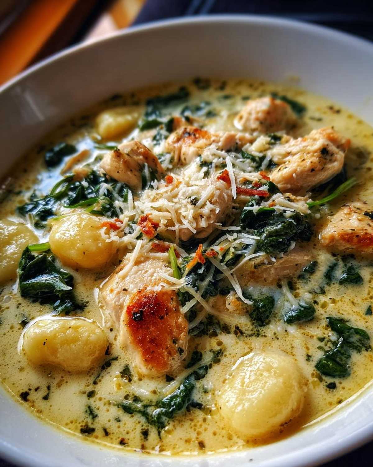 Creamy Chicken Gnocchi Soup - detail 1