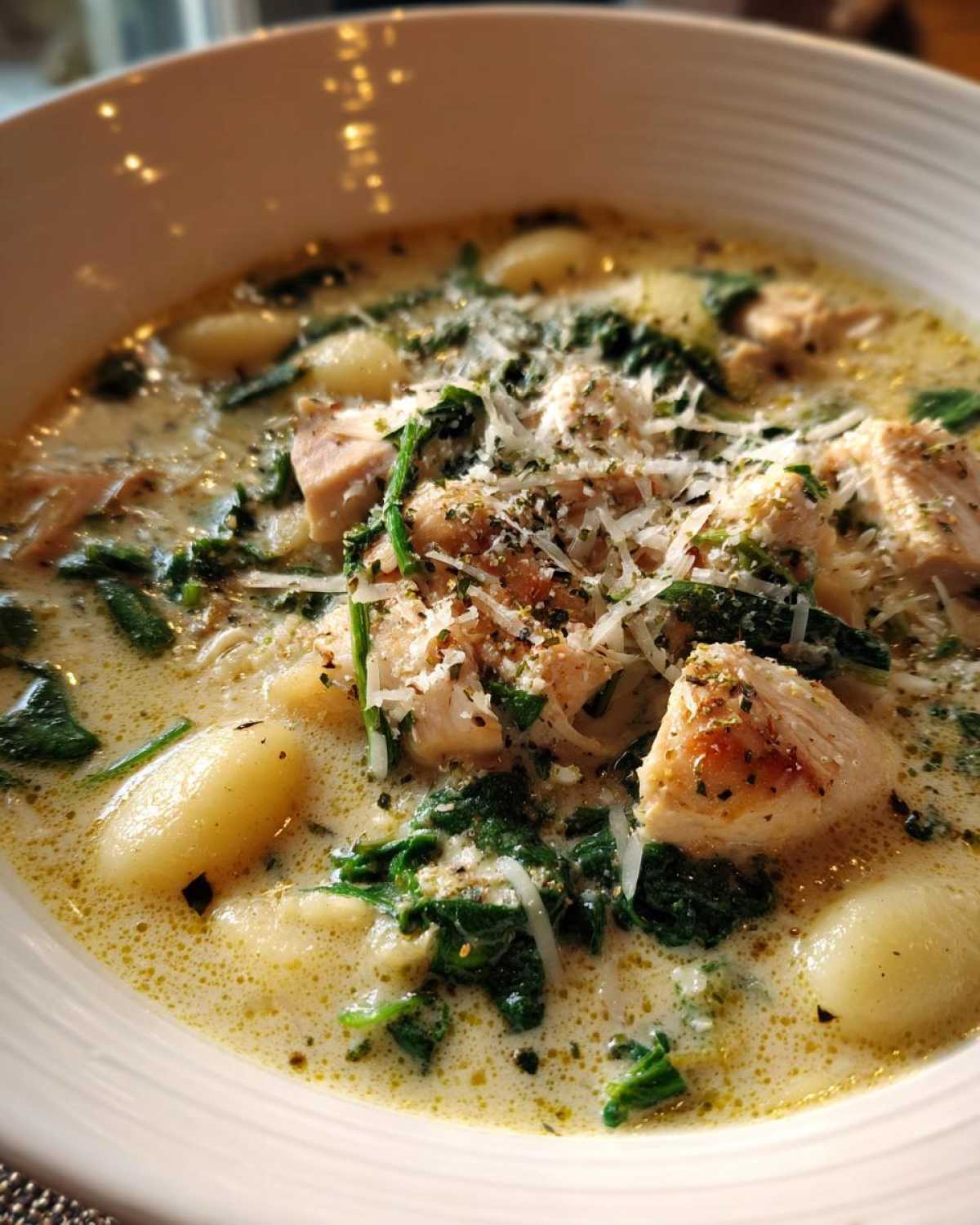 Creamy Chicken Gnocchi Soup - detail 2