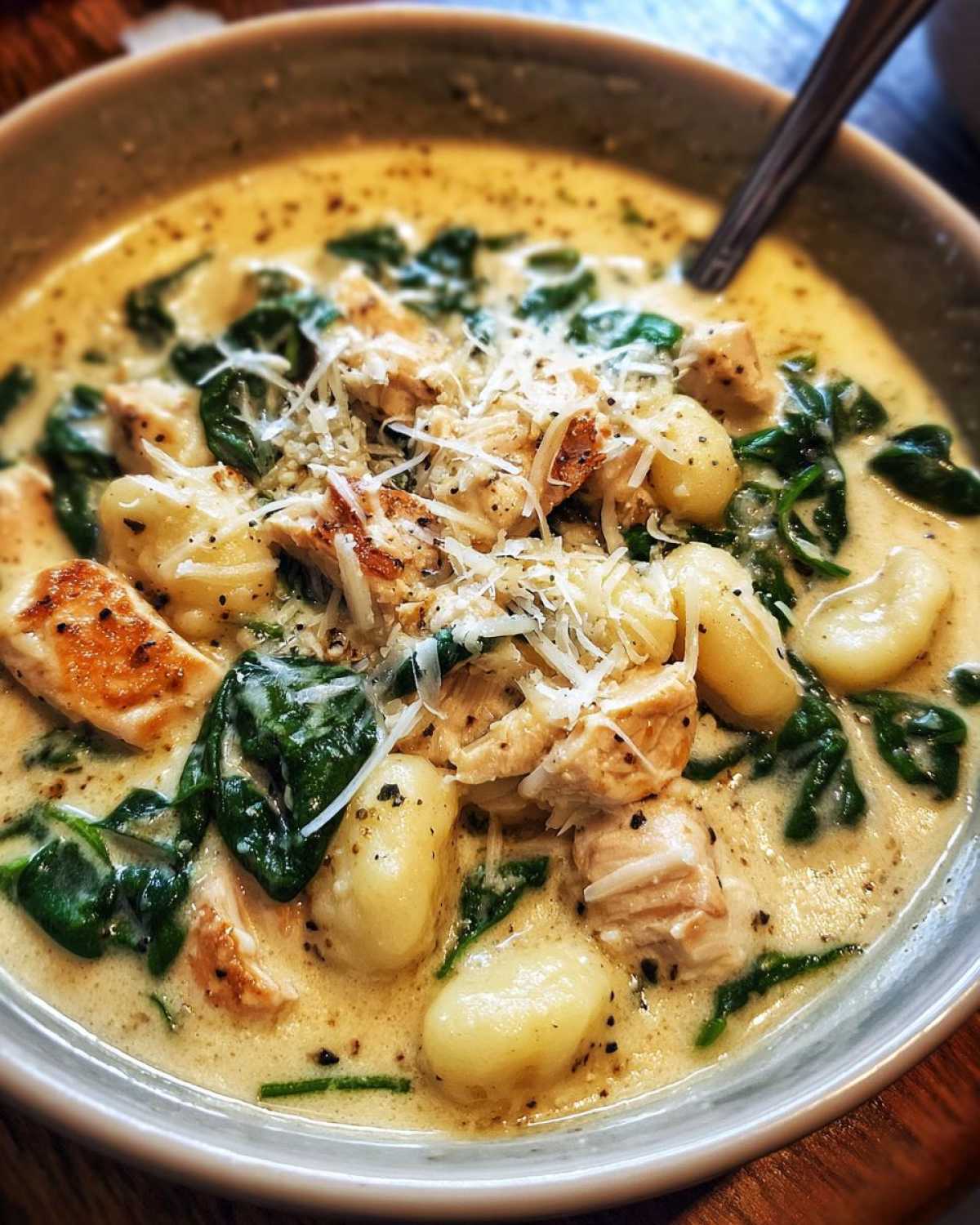 Creamy Chicken Gnocchi Soup - detail 3