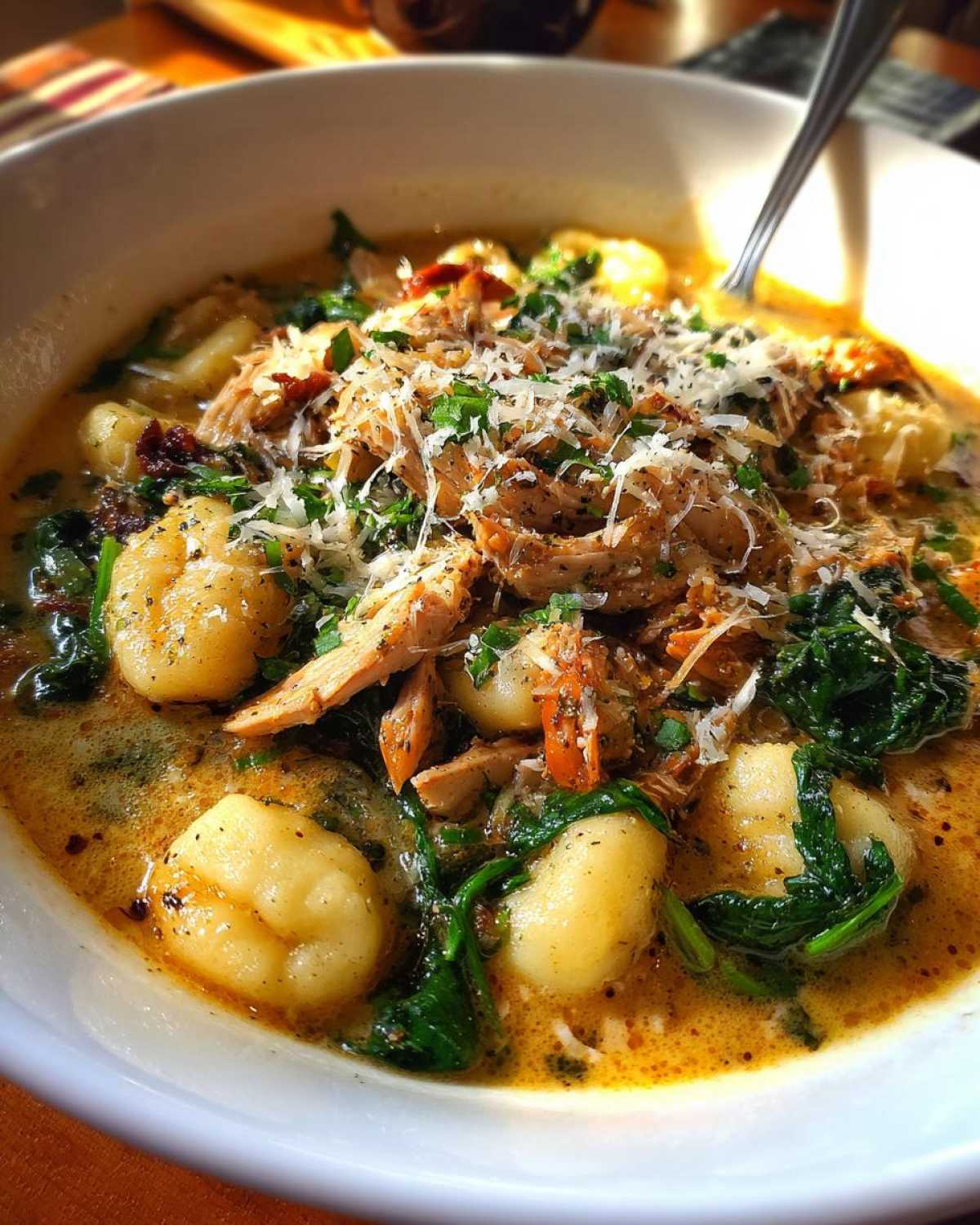 Creamy Chicken Gnocchi Soup - detail 4