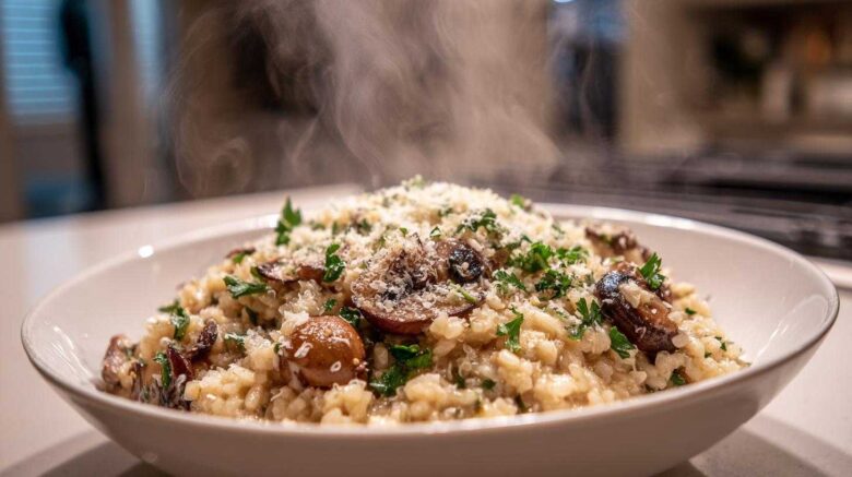 Creamy Mushroom Risotto
