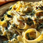 Creamy Spinach Artichoke Pasta