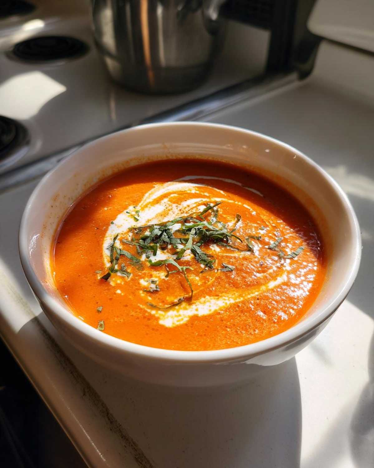 Creamy Tomato Basil Soup - detail 1