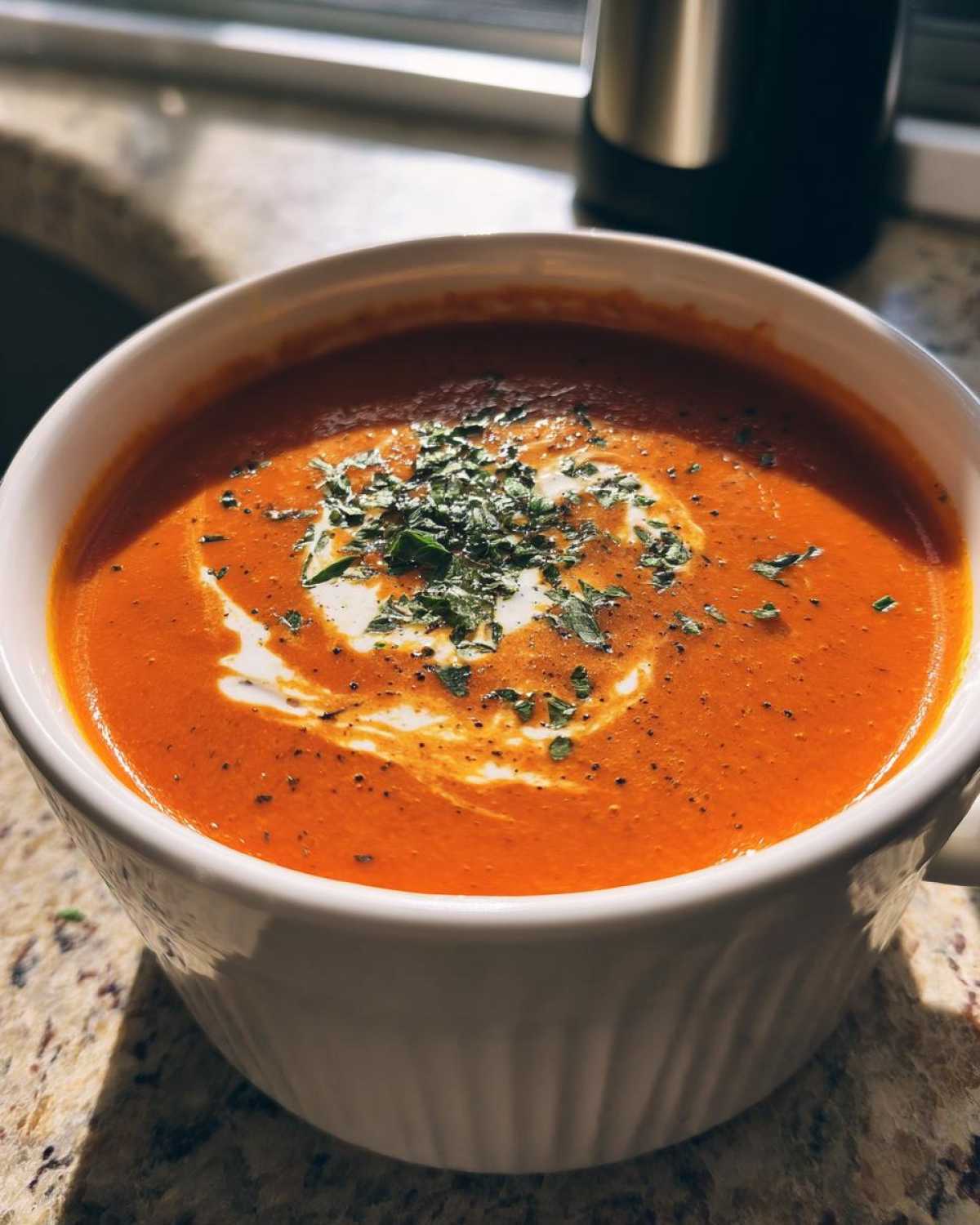 Creamy Tomato Basil Soup - detail 2